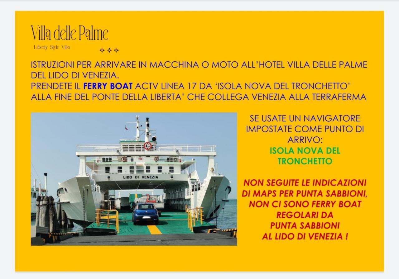 Hotel Villa Delle Palme Lido di Venezia Exterior foto